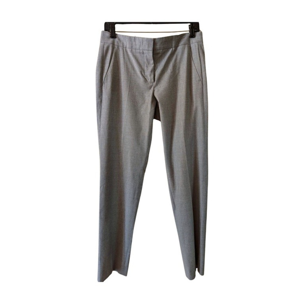 Max Mara Pure New Wool Tailored Career Pants‎ Gray Size 8
